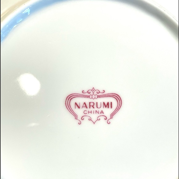 6pcs. Narumi China Party Set, Retro Flower Pattern Plates - Picture 7 of 8